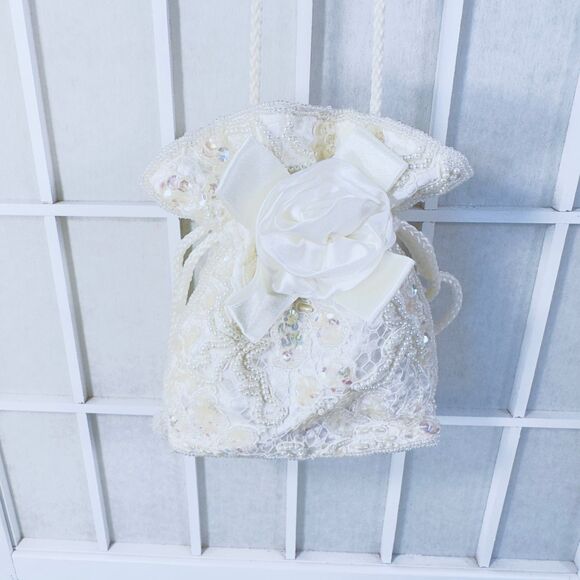 Beaded Drawstring Purse - Picture 4 of 12